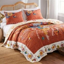 Topanga Quilt & Sham Set - Greenland Home Fashions