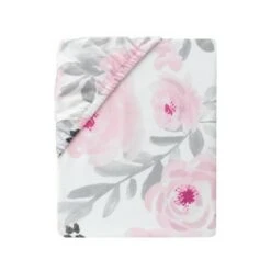 Bedtime Originals Blossom Pink Watercolor Floral 3-Piece Baby Crib Bedding Set -QUILTS Sales unnamed file 42