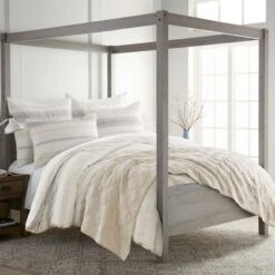 Pickford Comforter Set - Taupe, Grey & Cream - Levtex Home -QUILTS Sales unnamed file 420