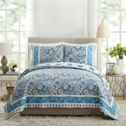 Bisou Floral Quilt Set - Dena Home -QUILTS Sales unnamed file 4208