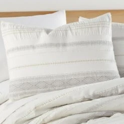 Pickford Comforter Set - Taupe, Grey & Cream - Levtex Home -QUILTS Sales unnamed file 421