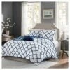 Madison Park Becker Geometric Quilt Set - 4 Piece Aqua -QUILTS Sales unnamed file 4232
