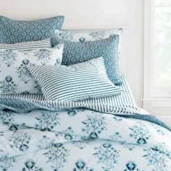 Acanthus Organic Quilt Set Blue - Martha Stewart 17 Acanthus Organic Quilt Set Blue - Martha Stewart -QUILTS Sales unnamed file 4248