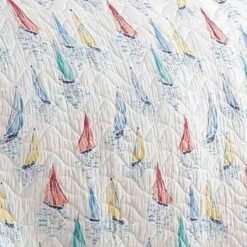 Blue Ahoy Quilt Set - Laura Ashley -QUILTS Sales unnamed file 4259