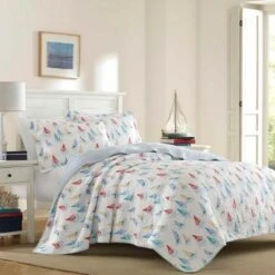 Blue Ahoy Quilt Set - Laura Ashley -QUILTS Sales unnamed file 4261