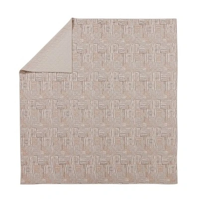 Jungalow By Justina Blakeney Abrazo Quilt Set - Justina Blakeney for Makers Collective Taupe 9 Jungalow By Justina Blakeney Abrazo Quilt Set - Justina Blakeney for Makers Collective Taupe - Image 7