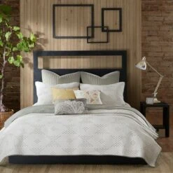 Ink+Ivy Pacific Coverlet Mini Set Taupe