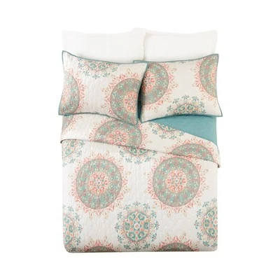 Jessica Simpson Pompeii Quilt Set Multicolor 3 Jessica Simpson Pompeii Quilt Set Multicolor