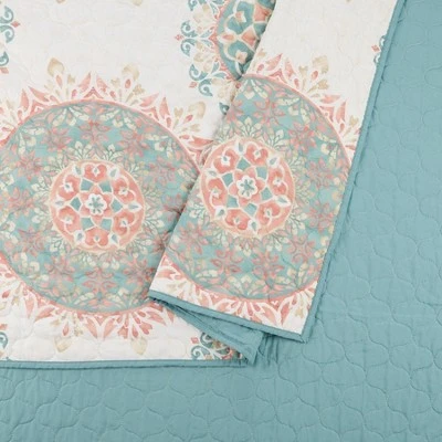 Jessica Simpson Pompeii Quilt Set Multicolor 7 Jessica Simpson Pompeii Quilt Set Multicolor - Image 5