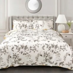 Lush Decor Penrose Floral Quilt Set - Lush Décor -QUILTS Sales unnamed file 4359