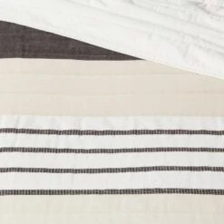 Woven Yarn Dye Stripe Quilt - Threshold™ Neutral -QUILTS Sales unnamed file 4384