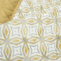 Lush Decor Mid-Century Modern Geo Reversible Quilt & Sham Set Yellow - Lush Décor 12 Lush Decor Mid-Century Modern Geo Reversible Quilt & Sham Set Yellow - Lush Décor -QUILTS Sales unnamed file 4434