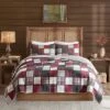 Woolrich Tulsa Oversized Plaid Print Cotton Quilt Set Red/gray 2 Woolrich Tulsa Oversized Plaid Print Cotton Quilt Set Red/gray -QUILTS Sales unnamed file 4440