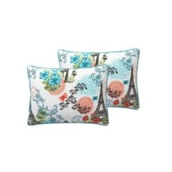 Eifel Pinsonic Quilt Set Pink/Blue - VCNY -QUILTS Sales unnamed file 4462