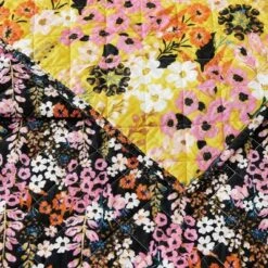Sunny Garden Quilt & Sham Set Yellow/Pink/Black - Teresa Chan for Makers Collective 19 Sunny Garden Quilt & Sham Set Yellow/Pink/Black - Teresa Chan for Makers Collective -QUILTS Sales unnamed file 4472