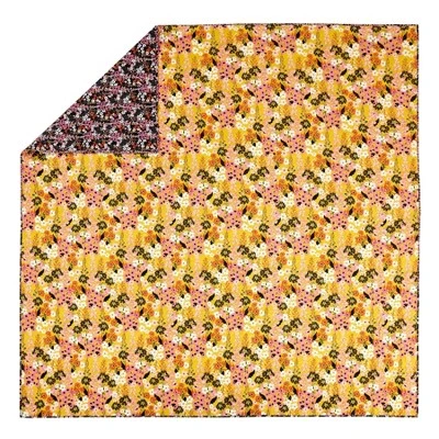 Sunny Garden Quilt & Sham Set Yellow/Pink/Black - Teresa Chan for Makers Collective 10 Sunny Garden Quilt & Sham Set Yellow/Pink/Black - Teresa Chan for Makers Collective - Image 8