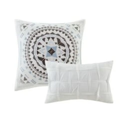 Urban Habitat Blue Sydney Cotton Reversible Coverlet Set -7pc -QUILTS Sales unnamed file 4509