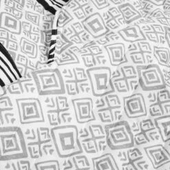 Lush Decor 3pc Animal Global Quilt Set Black/White - Lush Décor -QUILTS Sales unnamed file 4537