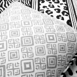 Lush Decor 3pc Animal Global Quilt Set Black/White - Lush Décor -QUILTS Sales unnamed file 4539