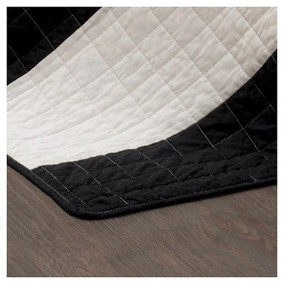 Lush Decor Stripe 3 Piece Quilt Set - Lush Décor Navy/white 6 Lush Decor Stripe 3 Piece Quilt Set - Lush Décor Navy/white - Image 4