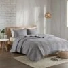 Urban Habitat Harper Cotton Coverlet Set Gray 2 Urban Habitat Harper Cotton Coverlet Set Gray -QUILTS Sales unnamed file 4548