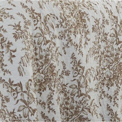 Bedford Reversible Quilt Set Mocha - Laura Ashley 7 Bedford Reversible Quilt Set Mocha - Laura Ashley - Image 5