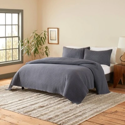 Sleep Soft Quilt & Sham Set - ED Ellen DeGeneres Blue 3 Sleep Soft Quilt & Sham Set - ED Ellen DeGeneres Blue