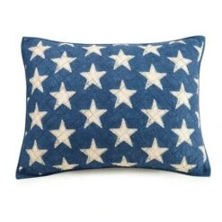 3pc Americana Patch Quilt Set Blue/Red - Modern Heirloom -QUILTS Sales unnamed file 4594