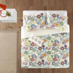 Best Quilts 2022 25 Mi Zone Tula Quilted Coverlet Set Multi-colored