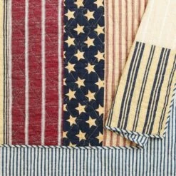 3pc Americana Quilt Set - Modern Heirloom -QUILTS Sales unnamed file 4621
