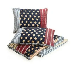 3pc Americana Quilt Set - Modern Heirloom -QUILTS Sales unnamed file 4624