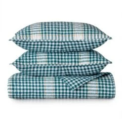 Jamie Organic Quilt Set Blue - Martha Stewart -QUILTS Sales unnamed file 4639
