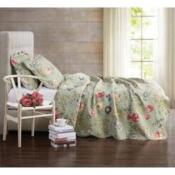 Pem-America Edens Garden Quilt Set Assorted Greens 9 Pem-America Edens Garden Quilt Set Assorted Greens -QUILTS Sales unnamed file 465
