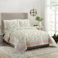 3pc Sonnet Quilt Set - Dena Home