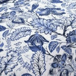 Lush Decor Lush Décor Cynthia Jacobean Quilt & Sham Set Blue -QUILTS Sales unnamed file 4686