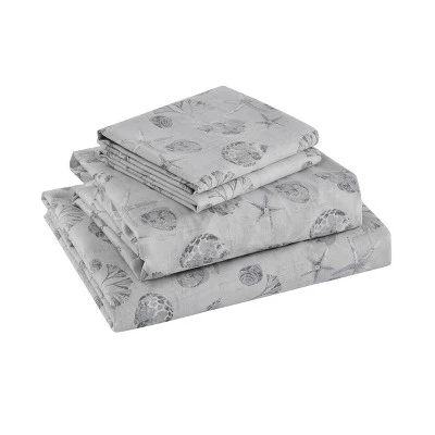 Seashells Bed in a Bag Quilt Set White - VCNY 7 Seashells Bed in a Bag Quilt Set White - VCNY - Image 5