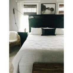 Full/Queen Maze Quilt Set White - City Scene -QUILTS Sales unnamed file 4782