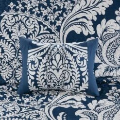 Madison Park 6pc Adela Coverlet Set Indigo -QUILTS Sales unnamed file 4786