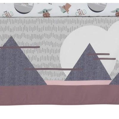 Lambs & Ivy Star Wars The Child Baby Yoda Nursery 3-Piece Baby Crib Bedding Set 7 Lambs & Ivy Star Wars The Child Baby Yoda Nursery 3-Piece Baby Crib Bedding Set - Image 5