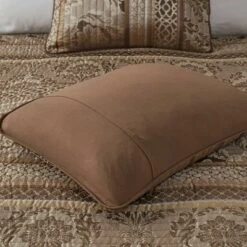 Madison Park Mirage 6pc Polyester Jacquard Quilted Coverlet Bedding Set Brown/gold -QUILTS Sales unnamed file 4808