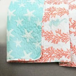 Lush Decor Blue Dina Coral Quilt Set - Lush Décor 9 Lush Decor Blue Dina Coral Quilt Set - Lush Décor -QUILTS Sales unnamed file 4864