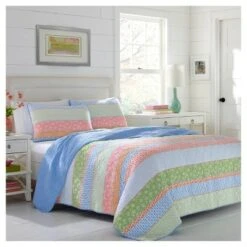 Blue Charlie Quilt Set - Poppy & Fritz® -QUILTS Sales unnamed file 487
