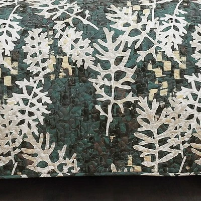 Lush Decor 5pc Camouflage Leaves Reversible Quilt Set Green - Lush Décor 5 Lush Decor 5pc Camouflage Leaves Reversible Quilt Set Green - Lush Décor - Image 3