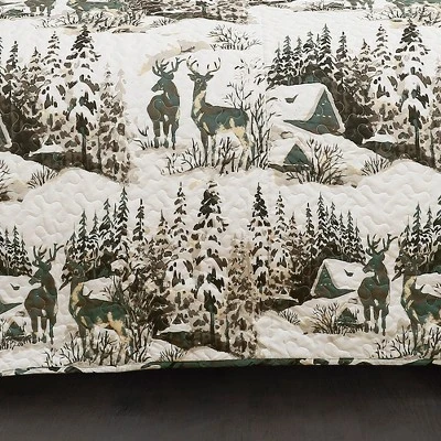 Lush Decor 5pc Camouflage Leaves Reversible Quilt Set Green - Lush Décor 6 Lush Decor 5pc Camouflage Leaves Reversible Quilt Set Green - Lush Décor - Image 4