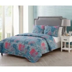 Ava Pinsonic Rev Quilt Set - VCNY Berry Purple