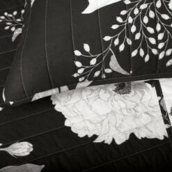 Lush Decor Zinnia Floral Quilt Set - Lush Décor Black/gold 8 Lush Decor Zinnia Floral Quilt Set - Lush Décor Black/gold -QUILTS Sales unnamed file 4909