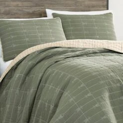 Troutdale Quilt Set - Eddie Bauer Green