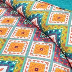 Lush Decor Boho Chevron Quilt Set - Lush Décor Multicolor -QUILTS Sales unnamed file 4933
