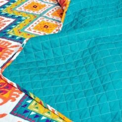 Lush Decor Boho Chevron Quilt Set - Lush Décor Multicolor -QUILTS Sales unnamed file 4934