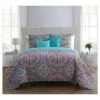 Yara Quilt Set - VCNY® Aqua -QUILTS Sales unnamed file 4949